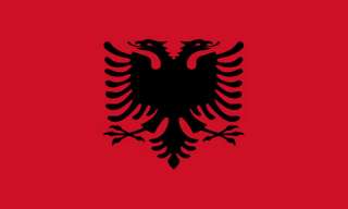 ALBANIEN Fahne / Flagge 150 x 90 cm; beste Qualität  