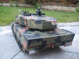 RC Panzer Leopard 2 Kampfpanzer Bundeswehr Auto schiesst echte Kugeln 