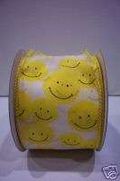 smiley face RIBBON WIRED YELLOW smile happy  