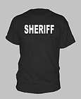 SHERIFF ~ Customize This T Shirt Choose Design, Size AND Color 