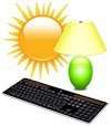 Logitech K750 Tastatur für Mac solar schnurlos silber  