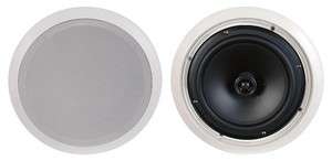 CLOSEOUT! FLUSH MOUNT IN CEILING SPEAKERS PAIR 8 2 WAY HOME THEATER 
