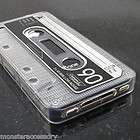 Clear Cassette Candy Skin TPU Gel Case Cover for Apple iPhone 4S NEW