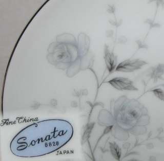 SONATA 8828 Japan Fine China CUPS & SAUCERS .10  
