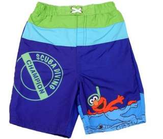 ELMO Swim Bathing Suit Shorts Trunks SCUBA 2T 3T 4T  