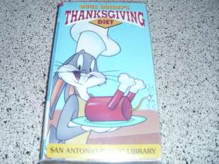 Bugs Bunnys Thanksgiving Diet VHS OOP 085391230137  