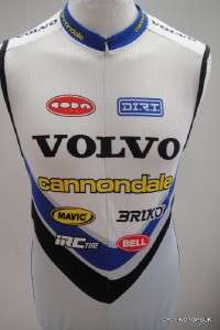 AWESOME CANNONDALE VOLVO MAVIC BELL MTB VEST GILLET CYCLING JERSEY TOP 