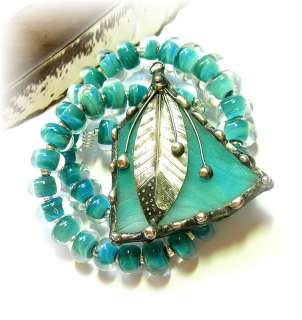 SRA Handmade Glass Lampwork Beads ~ SACRED SKY   