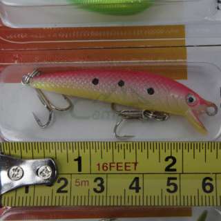 Lot 30pcs Kinds of Fishing Lures Crankbaits Minnows Pencils Hooks 