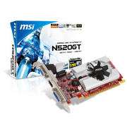 MSI nVidia GeForce GT 520 1GB DDR3 VGA/DVI/HDMI Low Profile PCI 