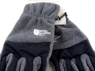   The North Face Denali Gray/Black Fleece Winter Work Warm Men Gloves