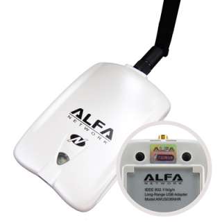 ALFA AWUS036NHR 2W High Power Wireless N USB WLAN Network Adapter w 