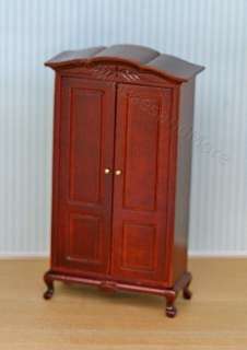 Dollhouse Miniature French Country Cherry Armoire  