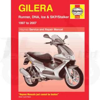Haynes Manual for Gilera Runner 50 SP 49cc 1999 2007  