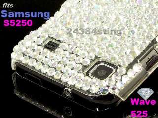 DIAMOND BLING CRYSTAL CASE for SAMSUNG WAVE S5250 525  