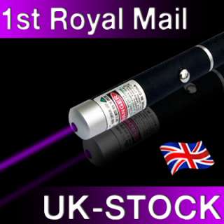 Professional Powerful Blue Purple Laser Lazer Pointer Pen 1mW  