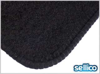 The full set of carpet mats is edge bound with an ATTRACTIVE BINDING.