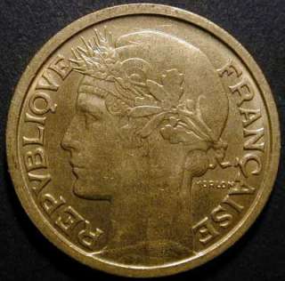   2 francs Morlon Bronze alu 1938 [n°3204]