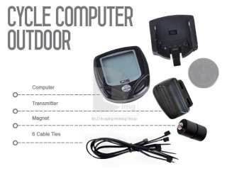 New Wireless LCD Bike Bicycle Cycling Computer Odometer Speedometer 