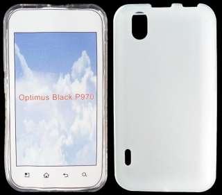 Custodia silicone+ 2 pellicola per LG Optimus Black P970 proteggi 