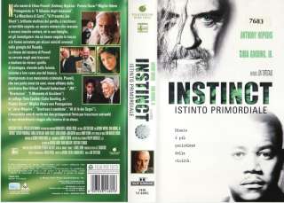 Instinct. Istinto primordiale (1999) VHS  