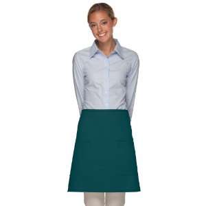 DayStar 115 Two Pocket Half Bistro Apron   Teal   Embroidery Available 