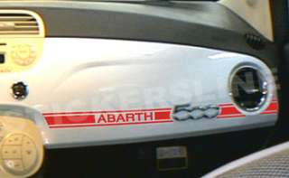 Adesivo FIAT 500 ABARTH stickers FIAT 500 plancia  
