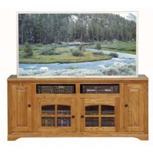   Eagle Oak Ridge Thin 66 Tall Entertainment Console Furniture & Decor