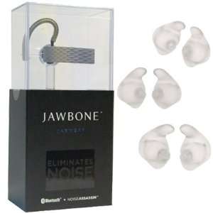  Silver Jawbone II Bluetooth Headset with Noise Assassin in 