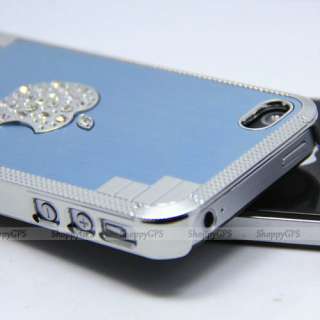 Colors Bling Glitter Crystal Diamond Aluminum Case Cover For Apple 