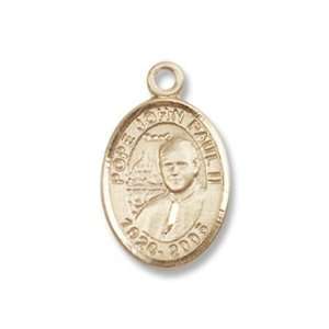  14K Gold Pope John Paul II Medal Jewelry