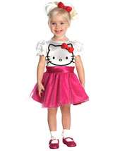 Girls Cartoon Character Costumes   Toddler Hello Kitty Tutu Dress 