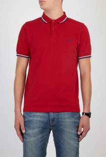 Fred Perry  Red Twin Tipped Polo by Fred Perry
