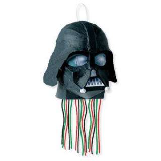 Star Wars 3D Helmet Shaped Pull String Pinata   Includes one 3 D Star 