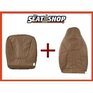 00 01 02 Ford Expedition Med Parchment Leather Seat Cover bottom & top 