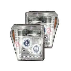 RECON 264272CL   11 12 Ford Super Duty; Projector Headlights; Clear