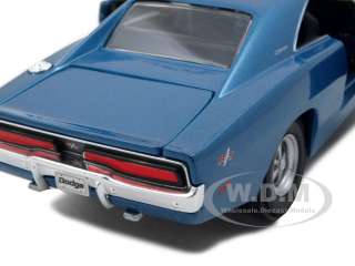 1969 DODGE CHARGER R/T BLUE 1:24 DIECAST MODEL CAR  