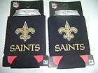   Saints Black Gold 2 Count tailgate House PARTY BEER soda CAN HOLDER