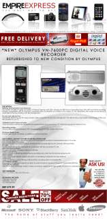 OLYMPUS VN 7600PC DICTAPHONE DIGITAL VOICE RECORDER USB PC 2GB  