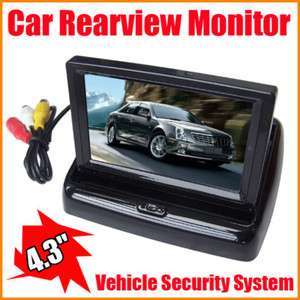 Mini 4.3 Folding Style TFT LCD Color Car CCTV Monitor  