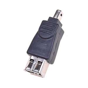   IEEE 1394 Female 6 Pin to Male 4 Pin Adapter