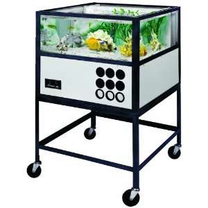   35155 Oceanic Saltwater Aquarium with Stand, 55 Gallon Capacity, Glass