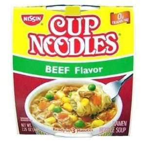 Nissin Cup Noodles Beef Flavor Soup 2.25 oz