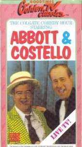 VHS ABBOTT & COSTELLO COLGATE COMEDY HOUR  