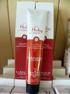 LANZA HEALING HAIR COLOR 3OZ. FREE 33oz. DEVELOPER WITH PUR. OF EVERY 