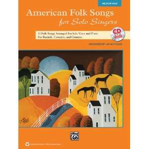  American Folk Songs for Solo Singers Book & CD Sports 