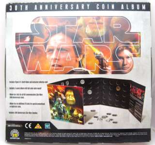 Star Wars DARTH VADER & 30th Anniversary Coin Album MIB  