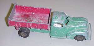 Vintage Hubley Kiddie Toy Metal Spring Lever Dump Truck Swing Gate 476 
