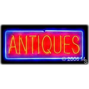 Neon Sign   Antiques   Large 13 x 32 Grocery & Gourmet Food