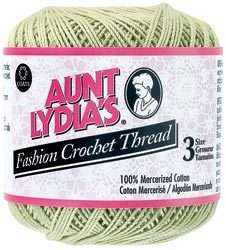 Fashion Crochet Thread, 00% Cotton, Aunt Lydias, Knit  